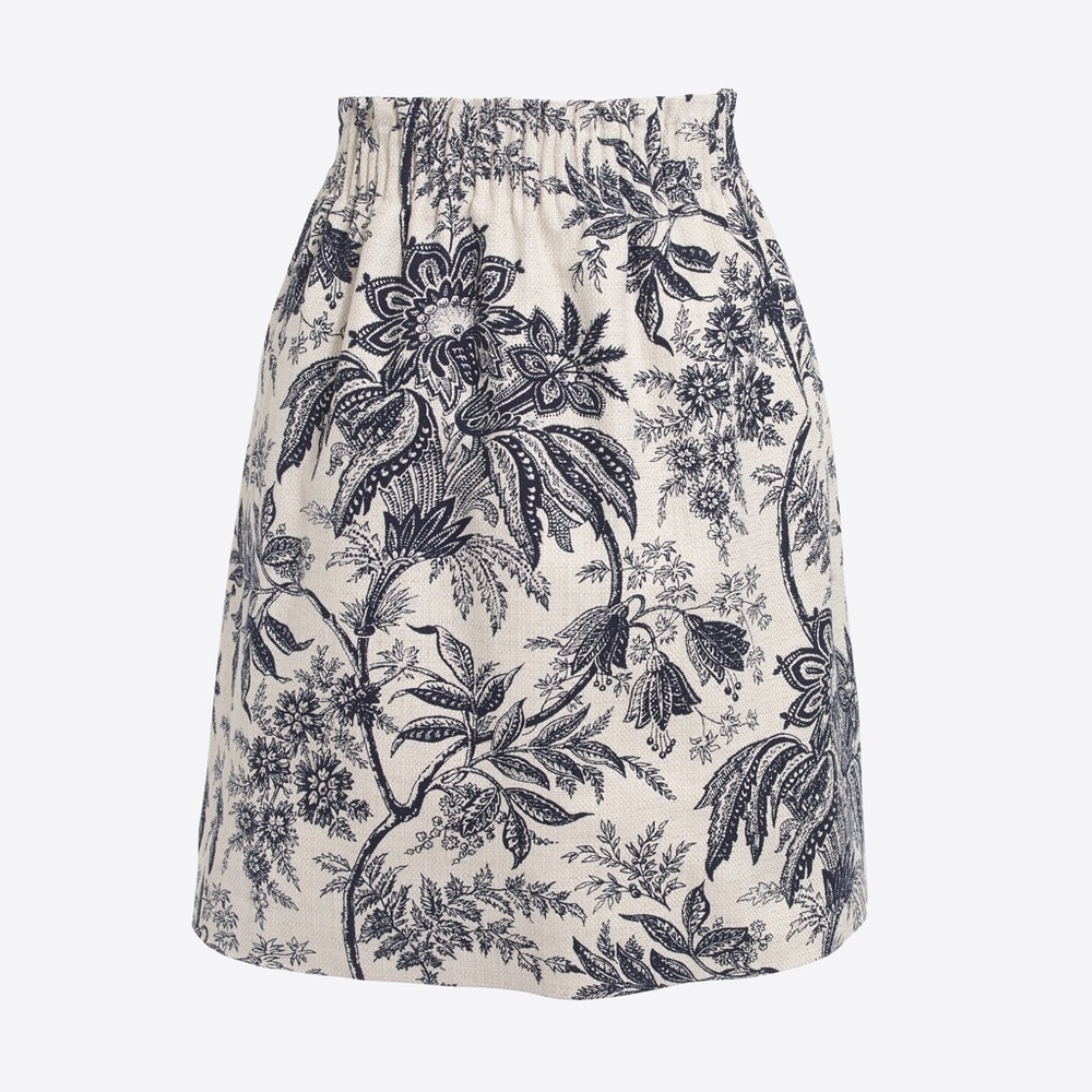 J. Crew Printed Dobby Mini Skirt Size 10